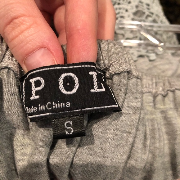 Lace Strapless Crop Top - Picture 5 of 7